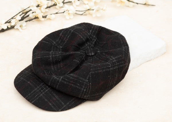 Plaid Newsboy Caps - Tigbul's Variety Fashion Shop