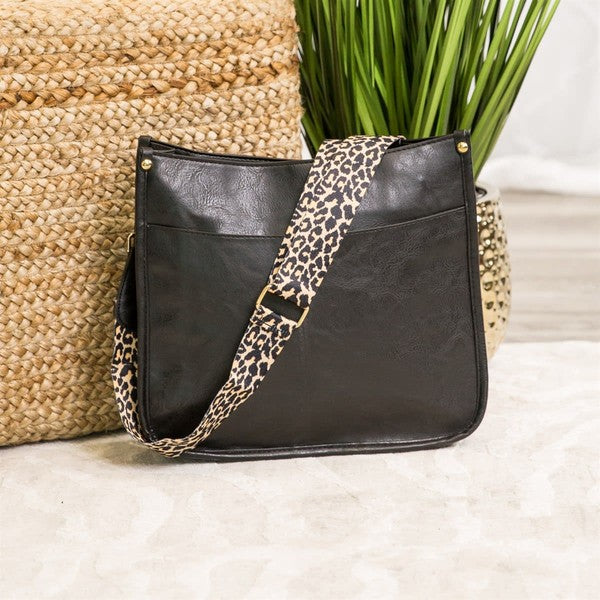 Crossbody Handbag Purse Leopard Animal Strap - Tigbul's Variety Fashion Shop