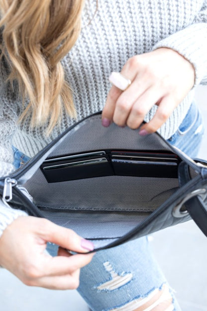 Quilted Wristlet Clutch - Tigbul's Variety Fashion Shop