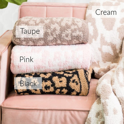 Luxe Super Soft Leopard Animal Print Comfy Blanket - Tigbul's Variety Fashion Shop