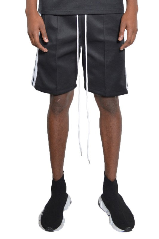 Side Stripe Tape Shorts - Tigbul's Variety Fashion Shop