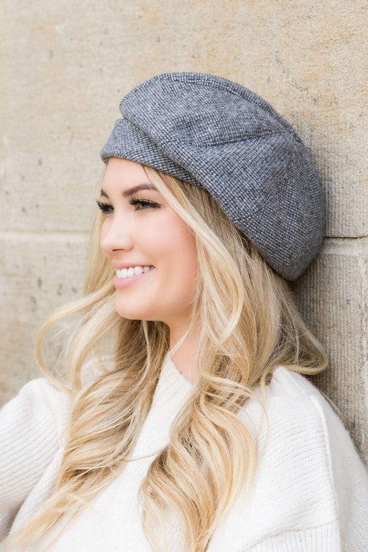 Fold Over Beret - Tigbul's Variety Fashion Shop