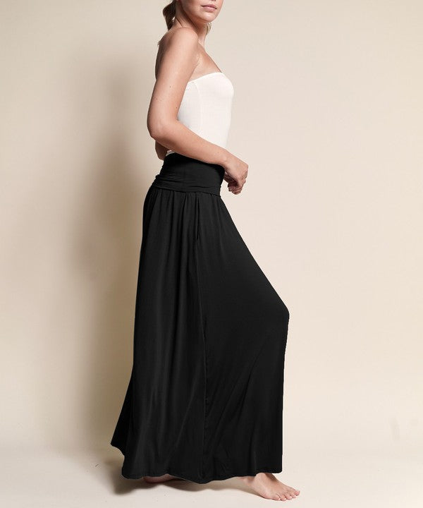 BAMBOO YOGA MAXI SKIRT - Tigbul's Variety Fashion Shop