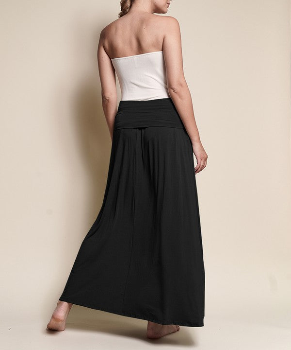 BAMBOO YOGA MAXI SKIRT - Tigbul's Variety Fashion Shop