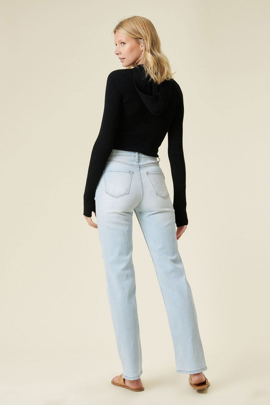 Distressed Wide Leg Jeans - Tigbuls Variety Fashion