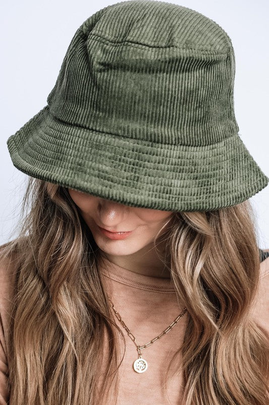 CORDUROY BUCKET HAT - Tigbuls Variety Fashion