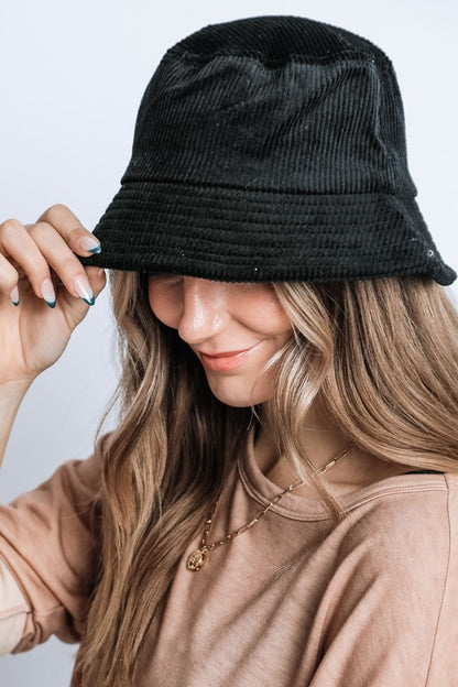 CORDUROY BUCKET HAT - Tigbuls Variety Fashion