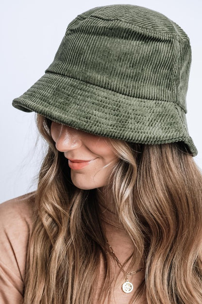 CORDUROY BUCKET HAT - Tigbuls Variety Fashion