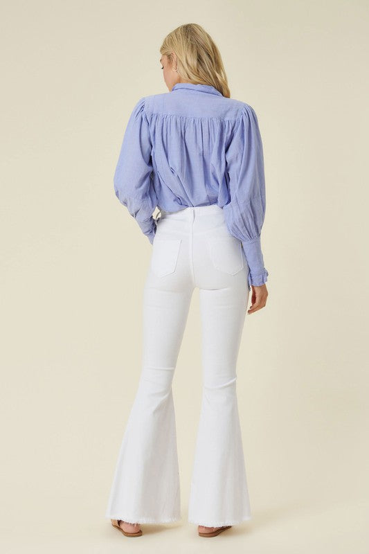 High Waisted Flare Jeans - Tigbuls Variety Fashion