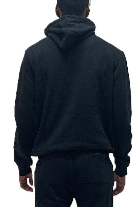 Men's Color Block Pullover Hoodie - Tigbuls Variety Fashion