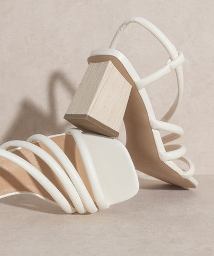 OASIS SOCIETY Ashley - Wooden Heel Sandal - Tigbuls Variety Fashion