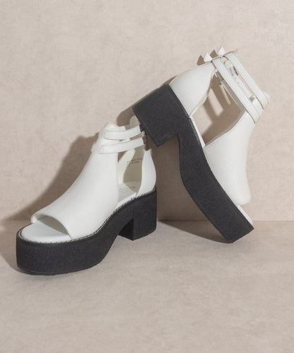 OASIS SOCIETY Elizabeth - Platform Strapped Sandal - Tigbuls Variety Fashion