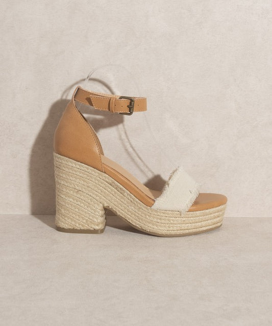 OASIS SOCIETY Riley - Espadrille Platform Sandal - Tigbuls Variety Fashion