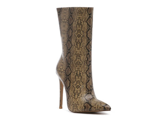 MICAH POINTED STILETTO HIGH ANKLE BOOTS - Tigbul's Variety Fashion Shop