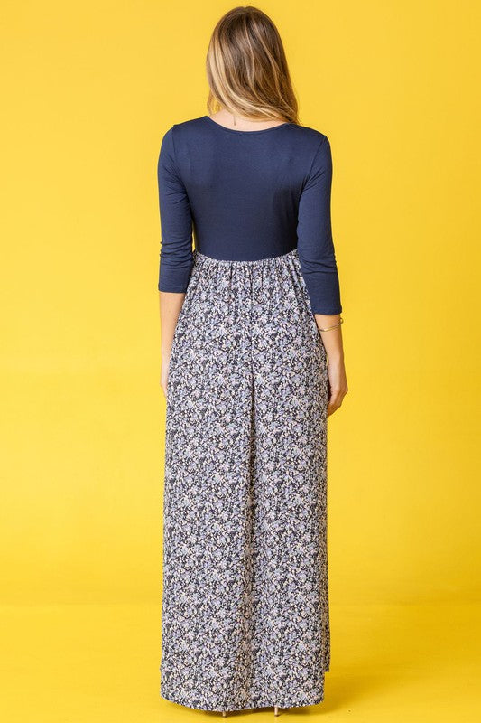 Ditsy Floral Maxi Dress - Tigbul's Variety Fashion Shop