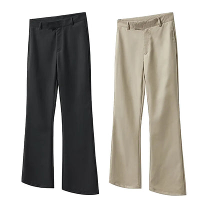 Men's Wide Leg Casual Pants - Tigbul's Variety Fashion Shop