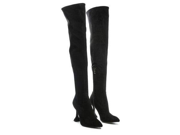 BRANDY OVER THE KNEE HIGH HEELED BOOTS - Tigbul's Variety Fashion Shop