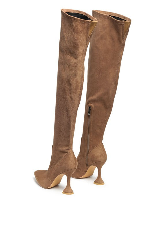 BRANDY OVER THE KNEE HIGH HEELED BOOTS - Tigbul's Variety Fashion Shop