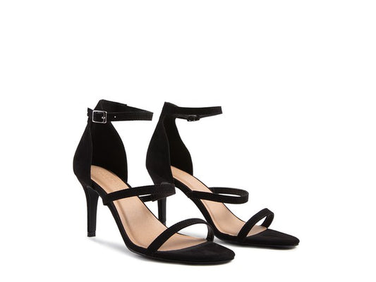 KAZAKI MID HEEL ANKLE STRAP SANDAL - Tigbul's Variety Fashion Shop