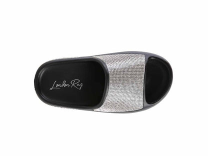 DUMBA Diamante Pool Sliders - Tigbul's Variety Fashion Shop