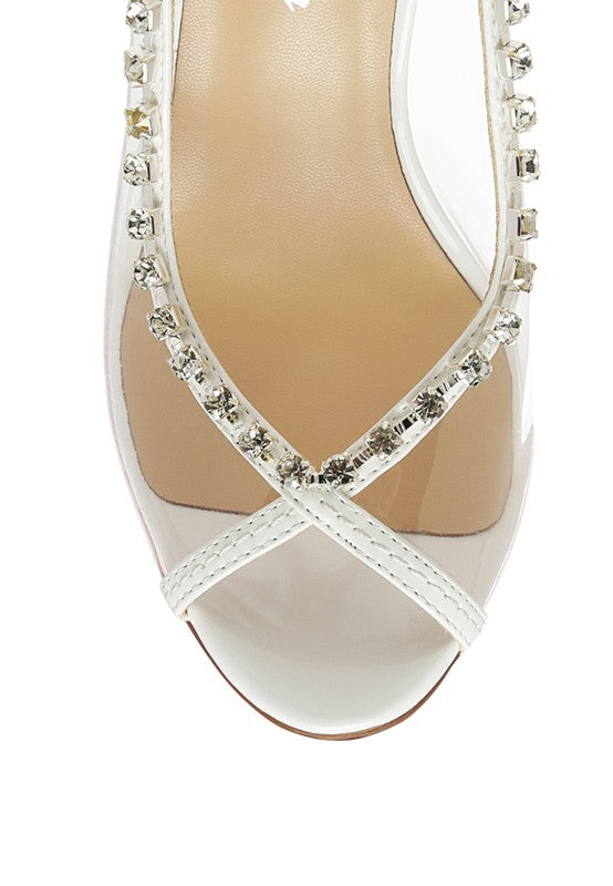 Camarine Clear Stiletto Sling-back - Tigbuls Variety Fashion