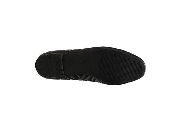Janice Quilted Ballerina Flats - Tigbul's Variety Fashion Shop