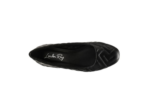 Janice Quilted Ballerina Flats - Tigbul's Variety Fashion Shop