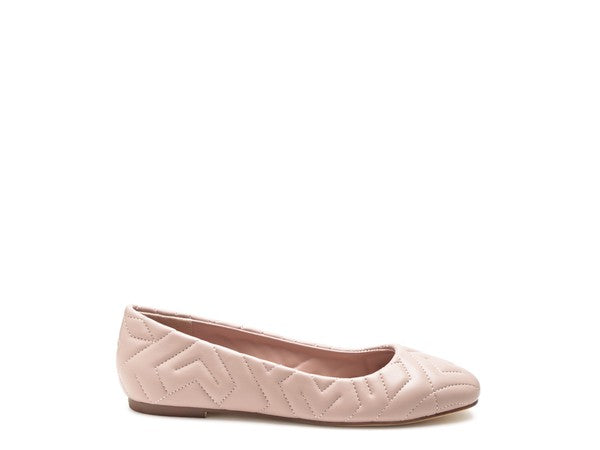 Janice Quilted Ballerina Flats - Tigbul's Variety Fashion Shop
