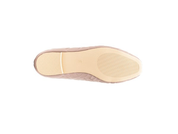 Janice Quilted Ballerina Flats - Tigbul's Variety Fashion Shop