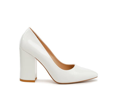 KAMIRA BLOCK HEELED FORMAL PUMPS - Tigbuls Variety Fashion