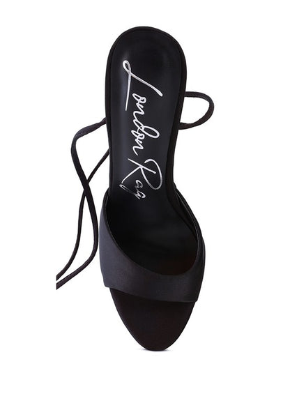 PASSION DRAMATIC PLATFORM LACE-UP HEEL SANDALS - Tigbul's Variety Fashion Shop