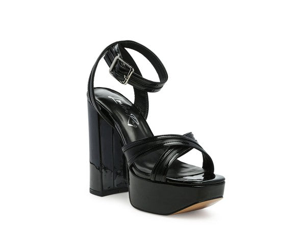 NYLE PLATFORM HEELED SANDALS - Tigbuls Variety Fashion