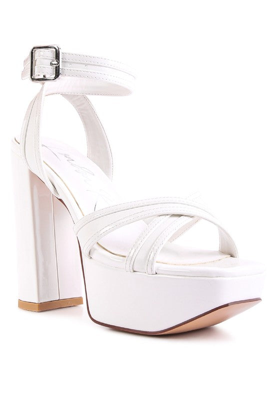 NYLE PLATFORM HEELED SANDALS - Tigbuls Variety Fashion