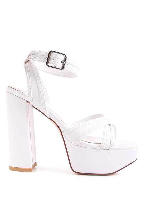 NYLE PLATFORM HEELED SANDALS - Tigbuls Variety Fashion