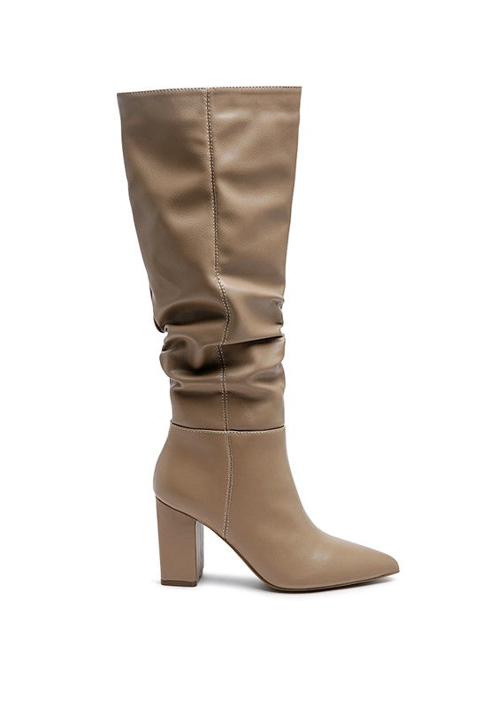 HANOI KNEE HIGH SLOUCH BOOT - Tigbuls Variety Fashion