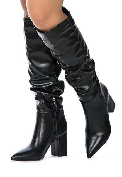 HANOI KNEE HIGH SLOUCH BOOT - Tigbuls Variety Fashion