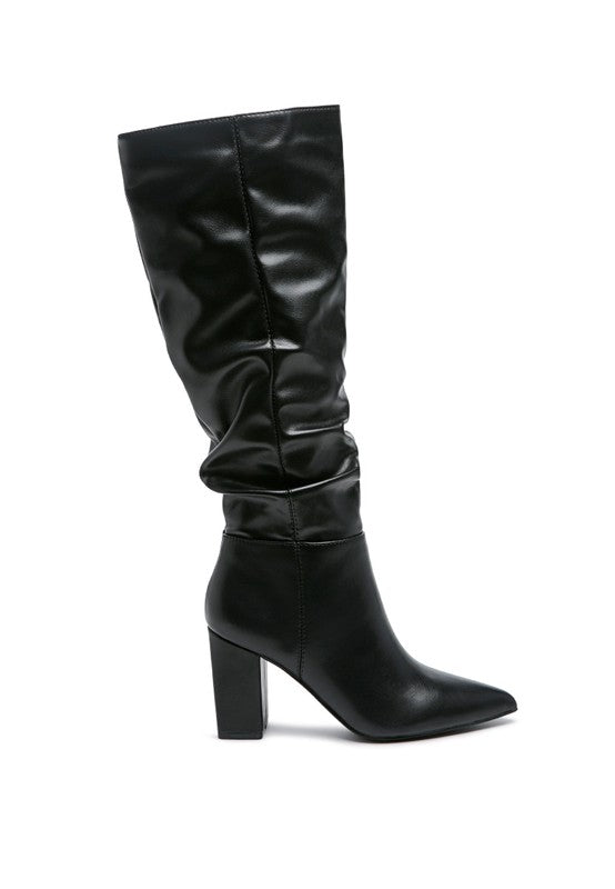 HANOI KNEE HIGH SLOUCH BOOT - Tigbuls Variety Fashion