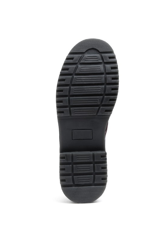 LONDON RAG SHANKS OXFORD PATENT PU SHOES - Tigbul's Variety Fashion Shop