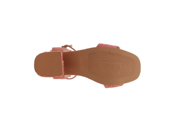 RAYNA BLUSH BRAIDED JUTE STRAP AND SUEDE SANDAL - Tigbuls Variety Fashion