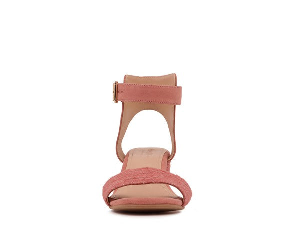 RAYNA BLUSH BRAIDED JUTE STRAP AND SUEDE SANDAL - Tigbuls Variety Fashion