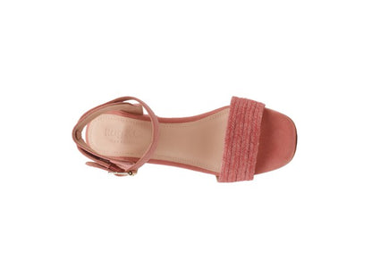 RAYNA BLUSH BRAIDED JUTE STRAP AND SUEDE SANDAL - Tigbuls Variety Fashion