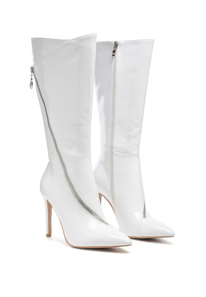 TSAROH ZIP AROUND CALF BOOT - Tigbul's Variety Fashion Shop