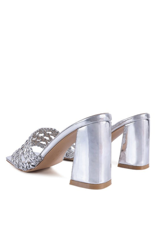 ADORBS BRAIDED STRAPS SLIDER SANDALS - Tigbul's Variety Fashion Shop