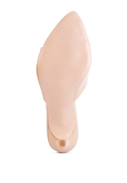 YULE BALL PATENT PU HIGH HEEL SANDALS - Tigbul's Variety Fashion Shop