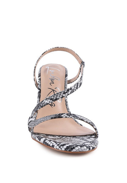 EPOQUE HEELED STRAPPY SLINGBACK SANDAL - Tigbuls Variety Fashion