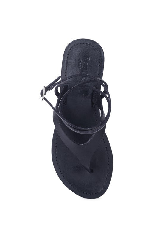 WRAP-UP Tie Around Flat Sandals - Tigbul's Variety Fashion Shop