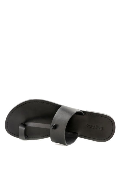 LEONA THONG FLAT SANDALS - Tigbul's Variety Fashion Shop