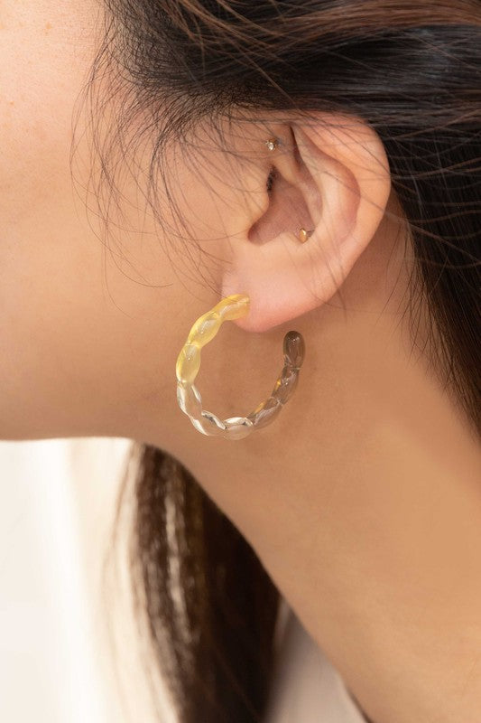 Jelly Hoop Earrings - Tigbuls Variety Fashion