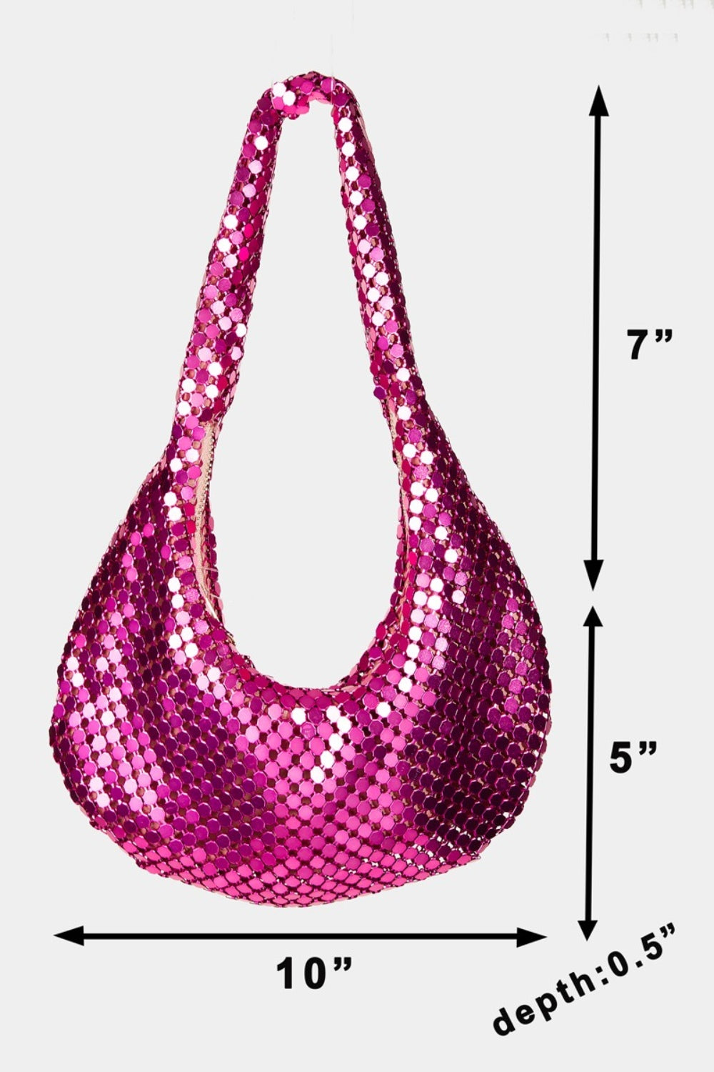 Fame Sequin Disc Handbag - Tigbul's Variety Fashion Shop