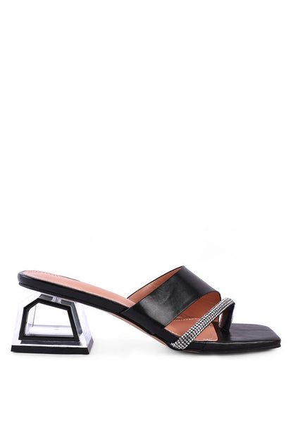 GOFLY NEVER MINIMAL LOW HEEL SANDALS - Tigbuls Variety Fashion